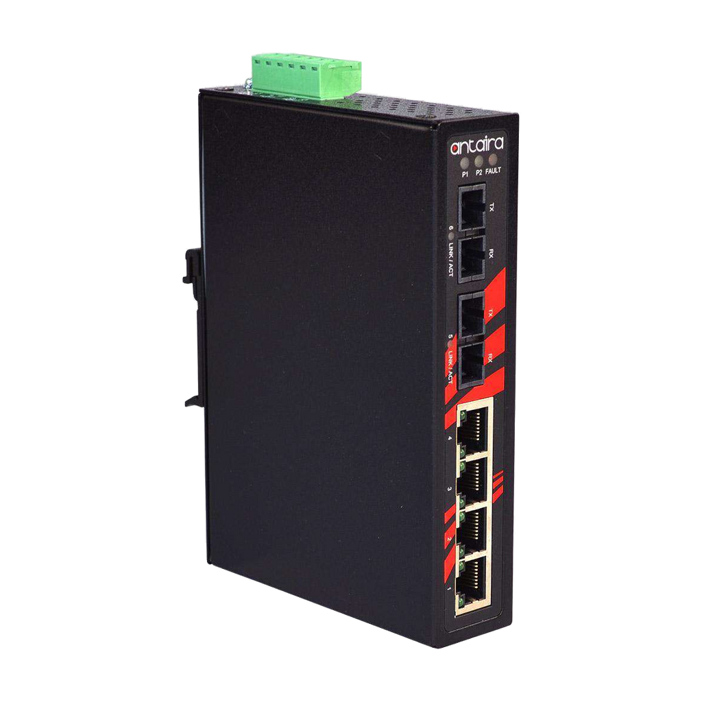 Switch LNX-0602-S3-T (4*10/100Tx + 2*100Fx SC) - AGL