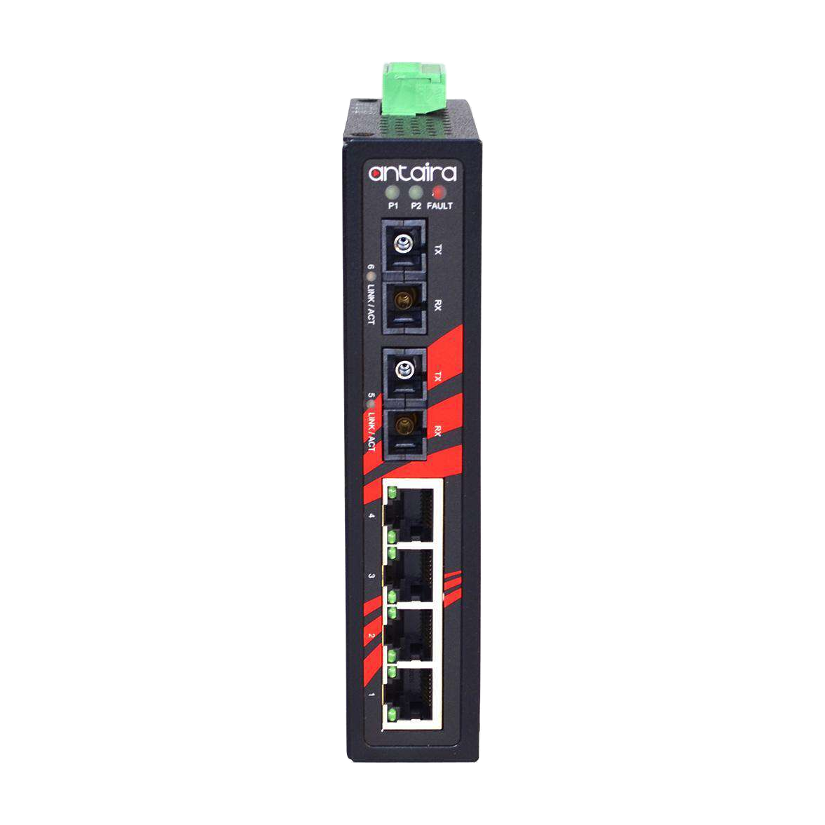 Switch LNX-0602-S3-T (4*10/100Tx + 2*100Fx SC) - AGL