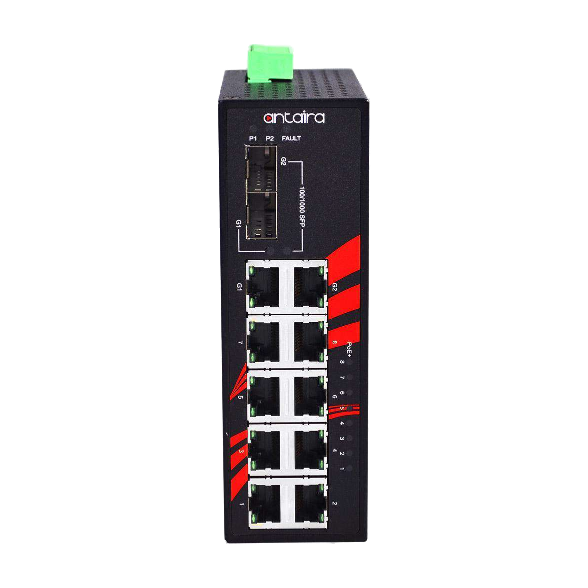 Switch LNX-1002C-SFP-T (8*10/100Tx + 2*100/1000 SFP) - AGL