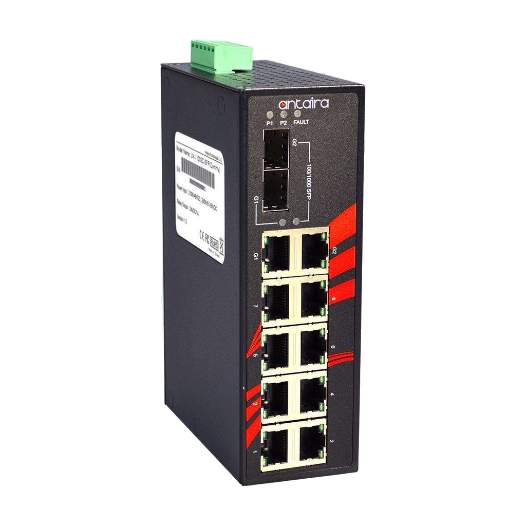 Switch LNX-1002C-SFP-T (8*10/100Tx + 2*100/1000 SFP) - AGL