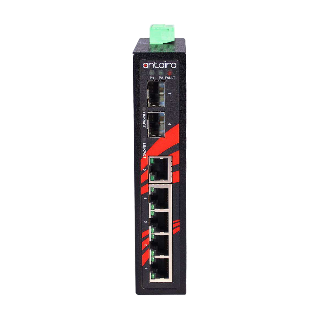 Switch LNX-0702G-SFP-T (5*10/100/1000Tx + 2*100/1000 SFP) - AGL