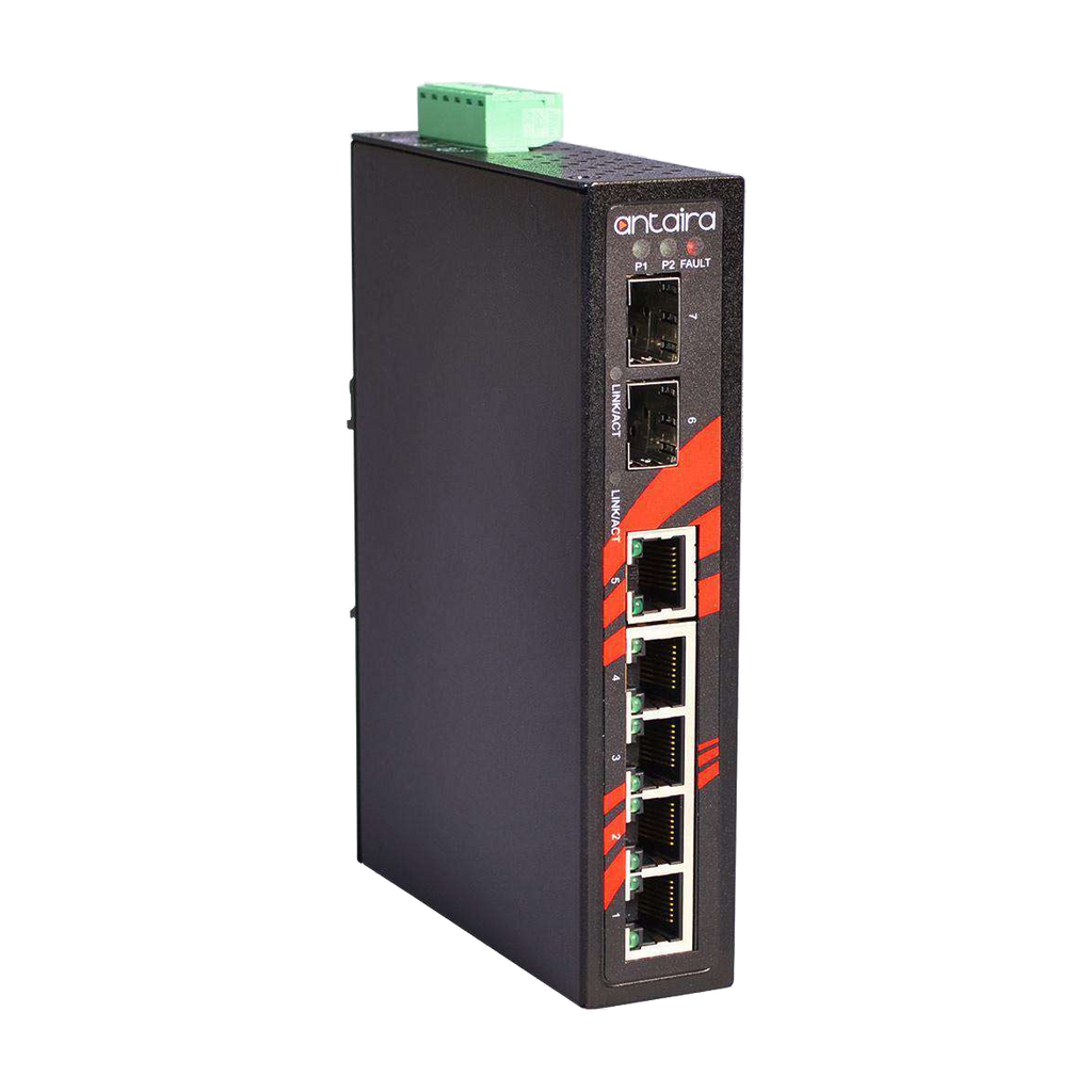 Switch LNX-0702G-SFP-T (5*10/100/1000Tx + 2*100/1000 SFP) - AGL