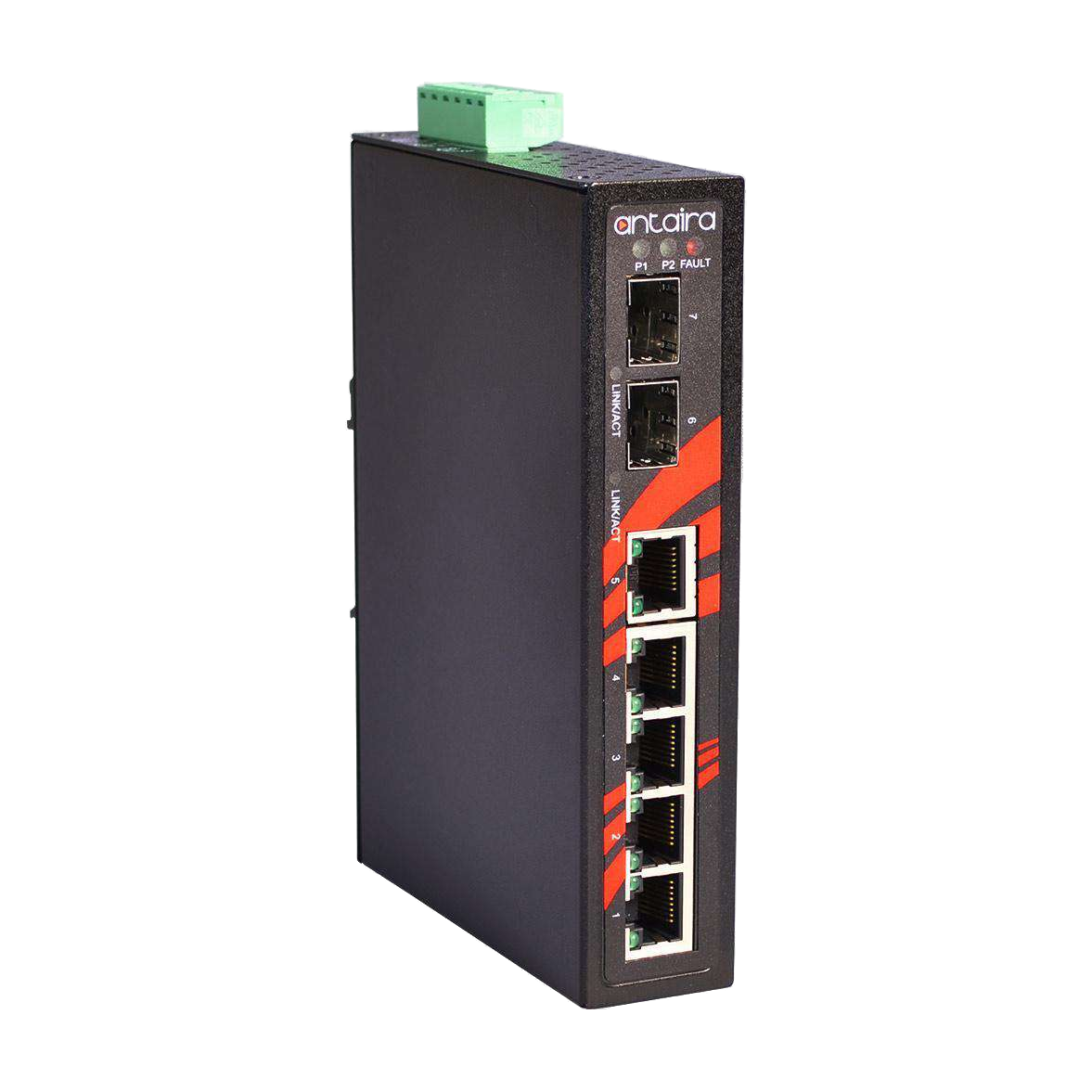 Switch LNX-0702G-SFP-T (5*10/100/1000Tx + 2*100/1000 SFP) - AGL