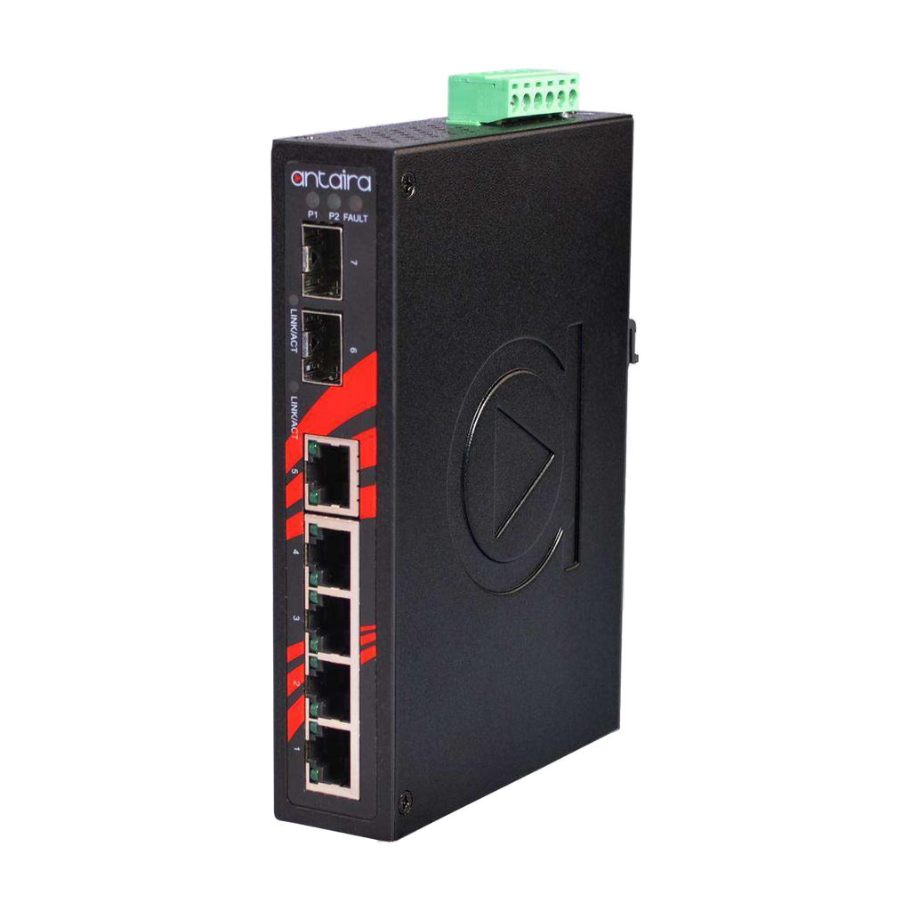Switch LNX-0702G-SFP-T (5*10/100/1000Tx + 2*100/1000 SFP) - AGL