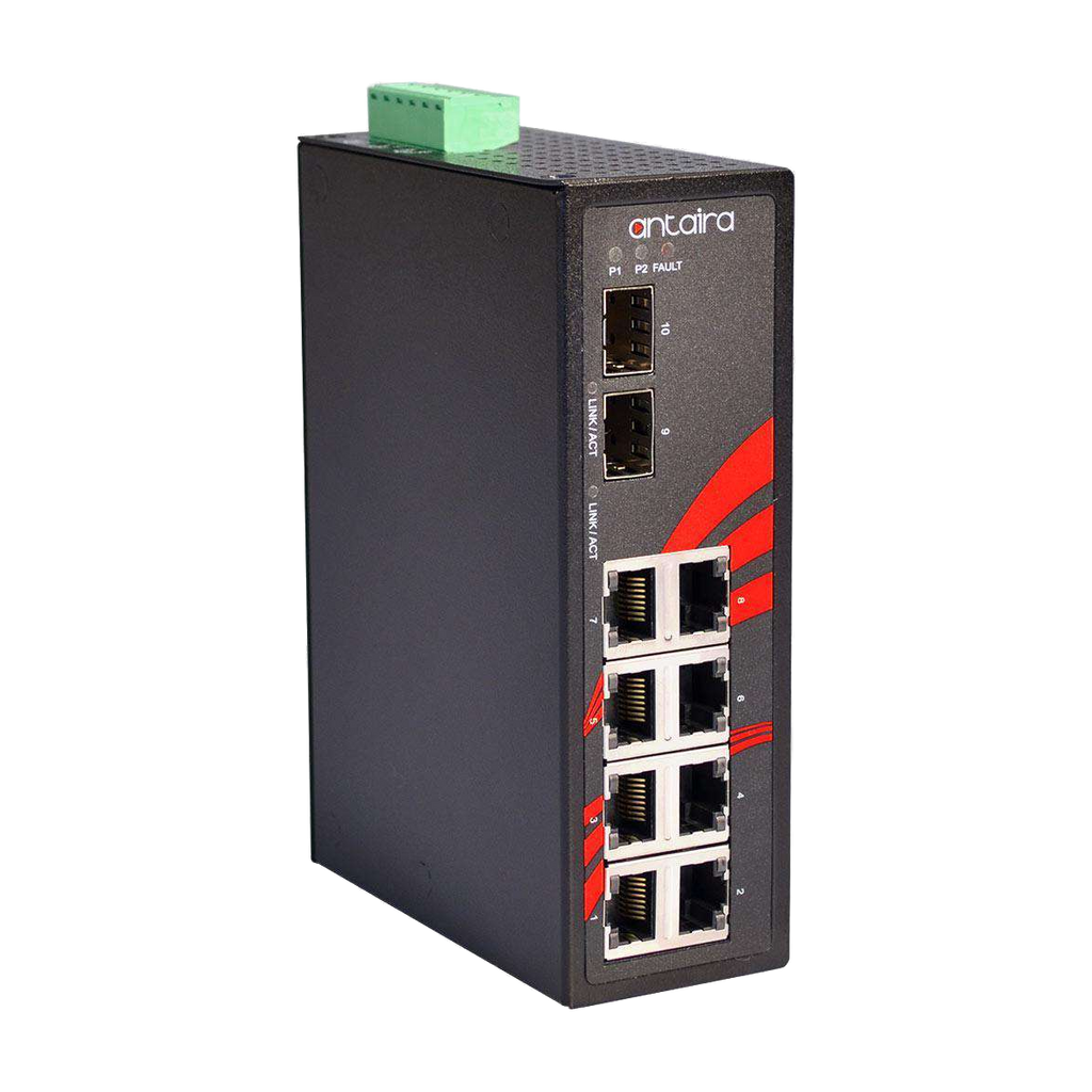 Switch LNX-1002G-SFP (8* 10/100/1000Tx + 2* 100/1000 SFP) - AGL