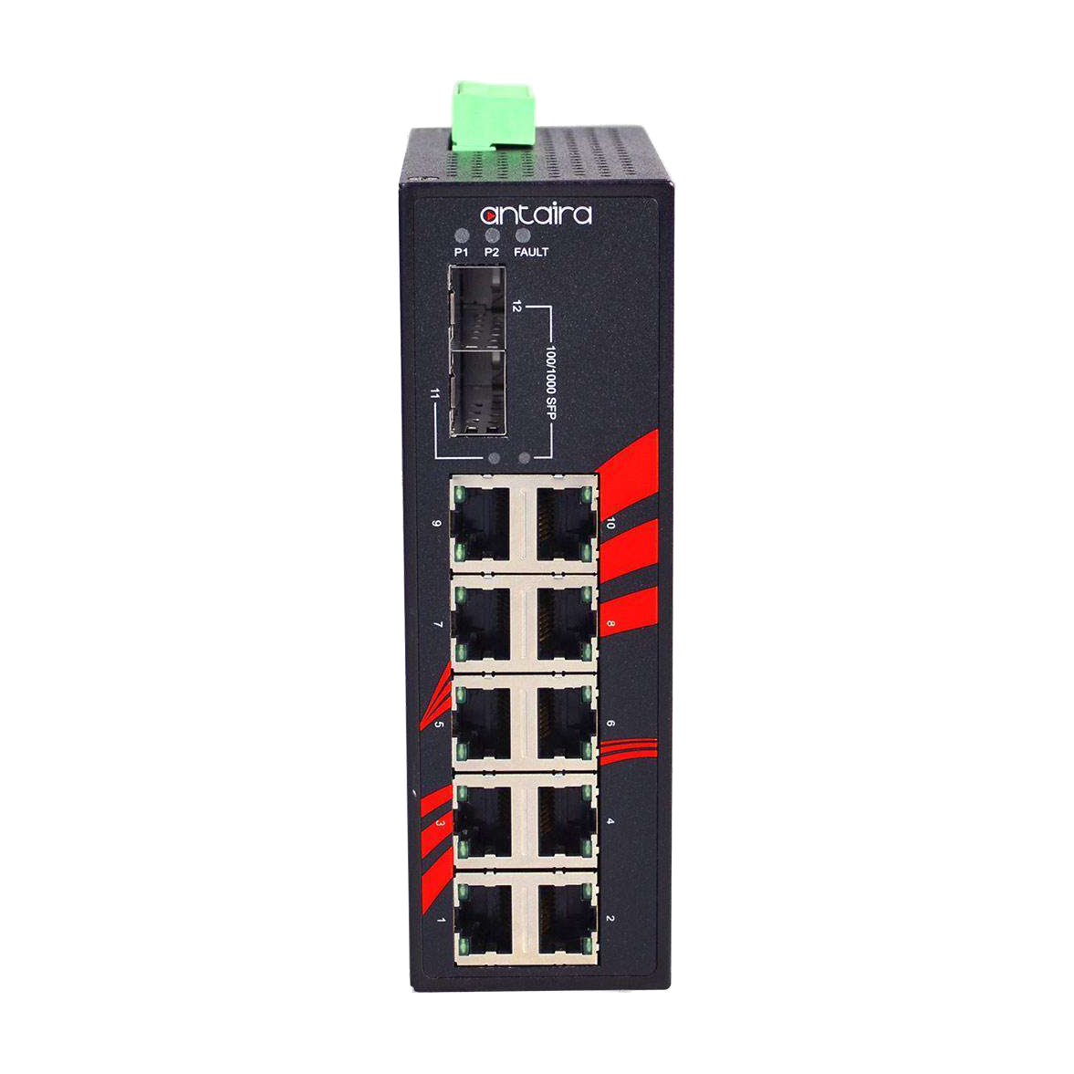 Switch LNX-1202G-SFP (10* 10/100/1000Tx + 2* 100/1000 SFP) - AGL