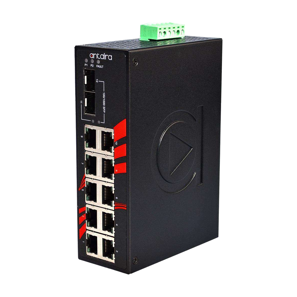 Switch LNX-1202G-SFP (10* 10/100/1000Tx + 2* 100/1000 SFP) - AGL