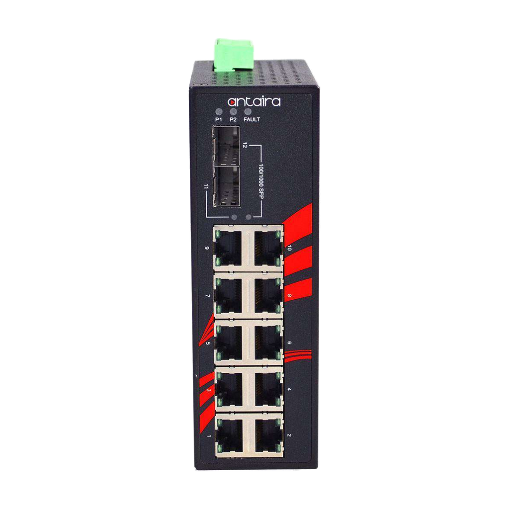 Switch LNX-1202G-SFP-T (10* 10/100/1000Tx + 2* SFP) - AGL