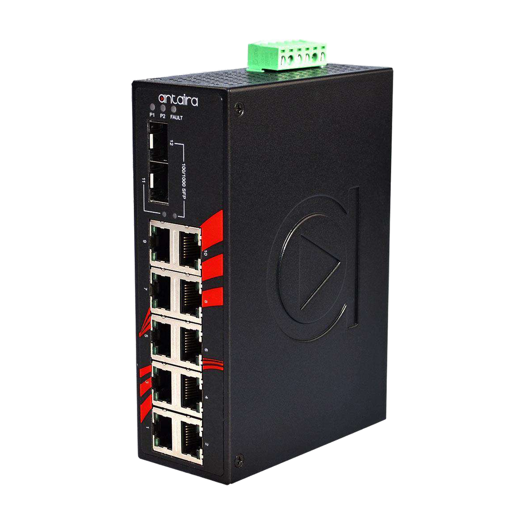Switch LNX-1202G-SFP-T (10* 10/100/1000Tx + 2* SFP) - AGL