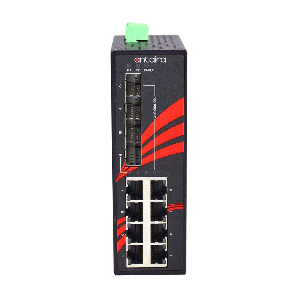 Switch LNX-1204G-SFP (8* 10/100/1000Tx + 4* 100/1000 SFP) - AGL