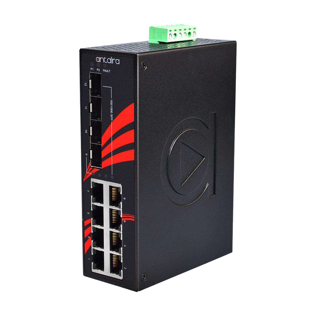 Switch LNX-1204G-SFP-T (8* 10/100/1000Tx + 4* 100/1000 SFP) - AGL