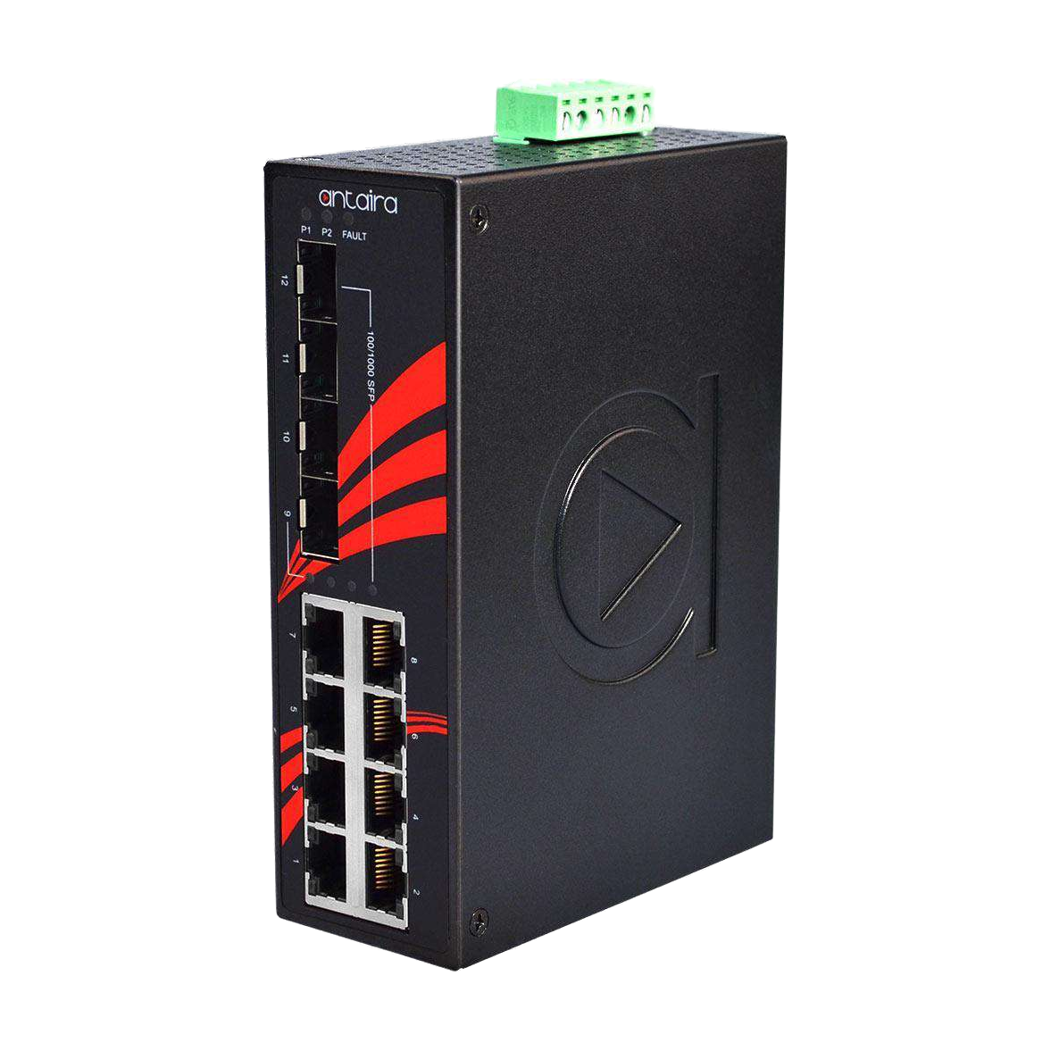 Switch LNX-1204G-SFP-T (8* 10/100/1000Tx + 4* 100/1000 SFP) - AGL