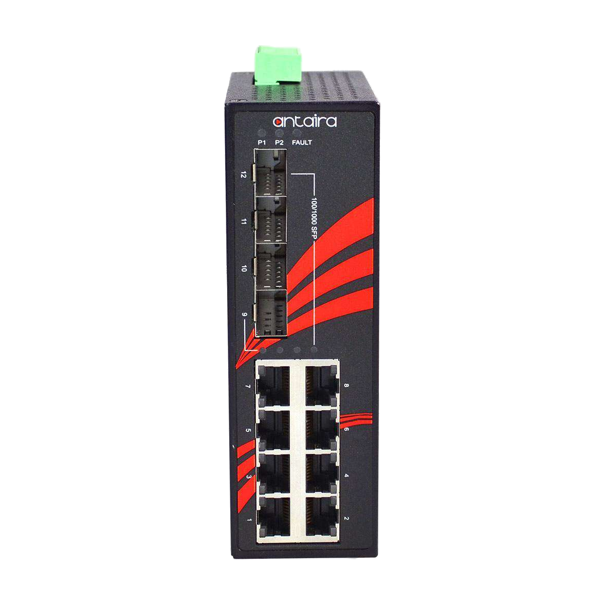 Switch LNX-1204G-SFP-T (8* 10/100/1000Tx + 4* 100/1000 SFP) - AGL