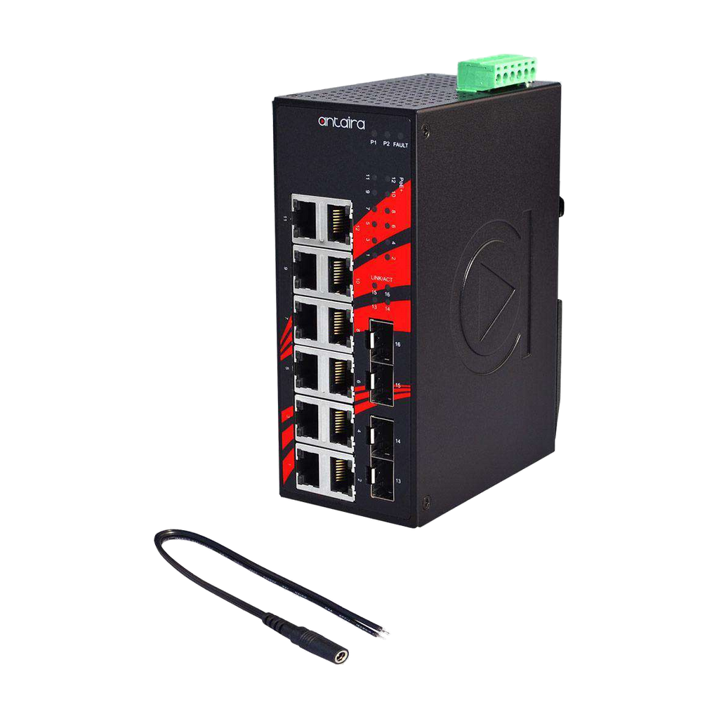 Switch LNX-1604G-SFP (12* 10/100/1000Tx + 4* 100/1000 SFP) - AGL