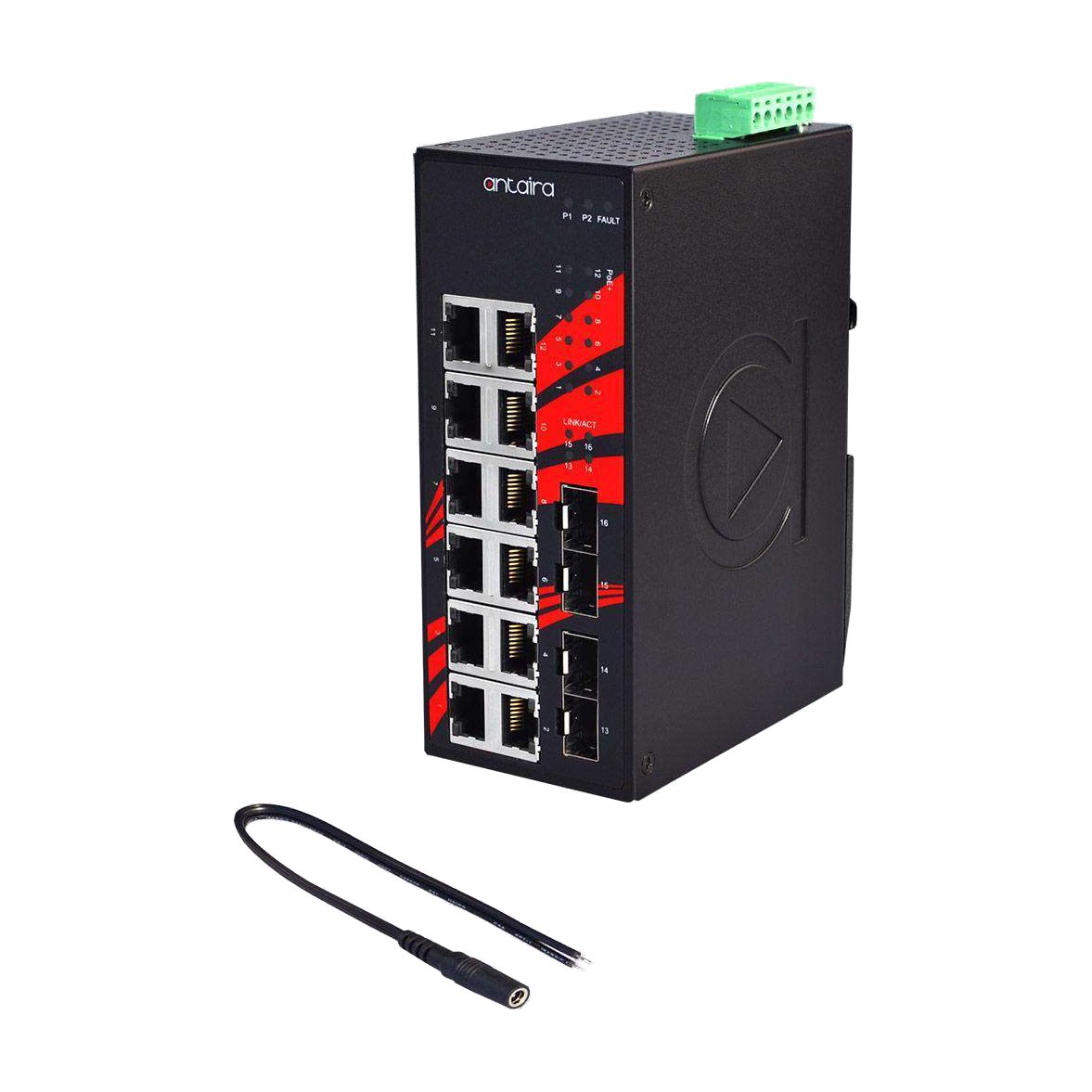 Switch LNX-1604G-SFP (12* 10/100/1000Tx + 4* 100/1000 SFP) - AGL