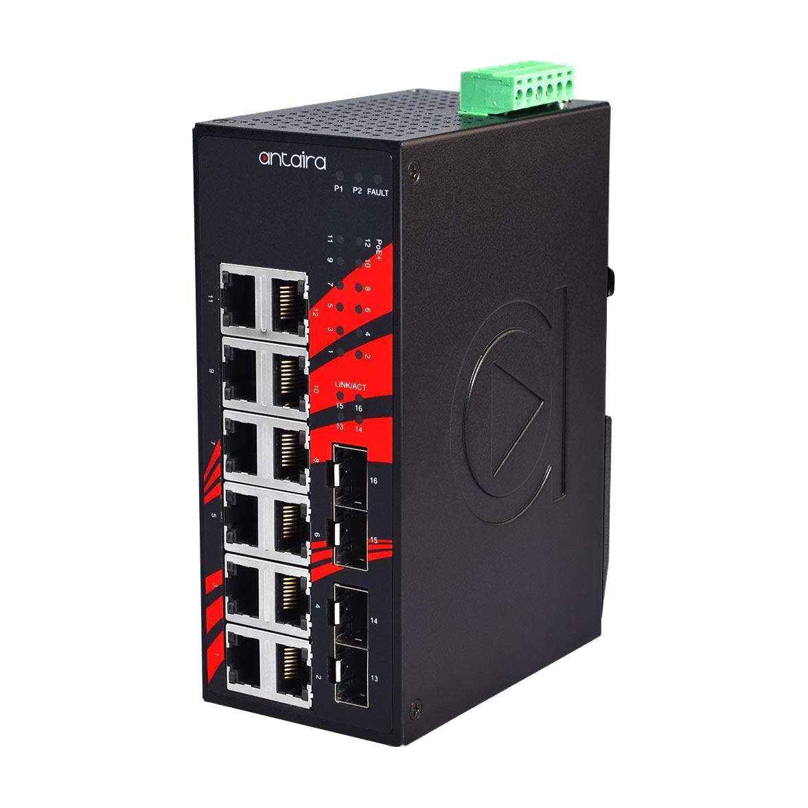 Switch LNX-1604G-SFP (12* 10/100/1000Tx + 4* 100/1000 SFP) - AGL