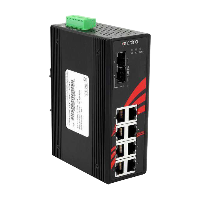 Switch LNX-1002G-10G-SFP (8* 10/100/1000Tx + 2* 10G SFP) - AGL