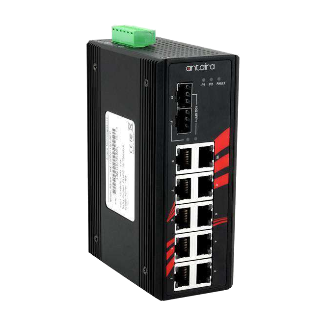 Switch LNX-1202G-10G-SFP (10* 10/100/1000Tx + 2* 10G SFP) - AGL