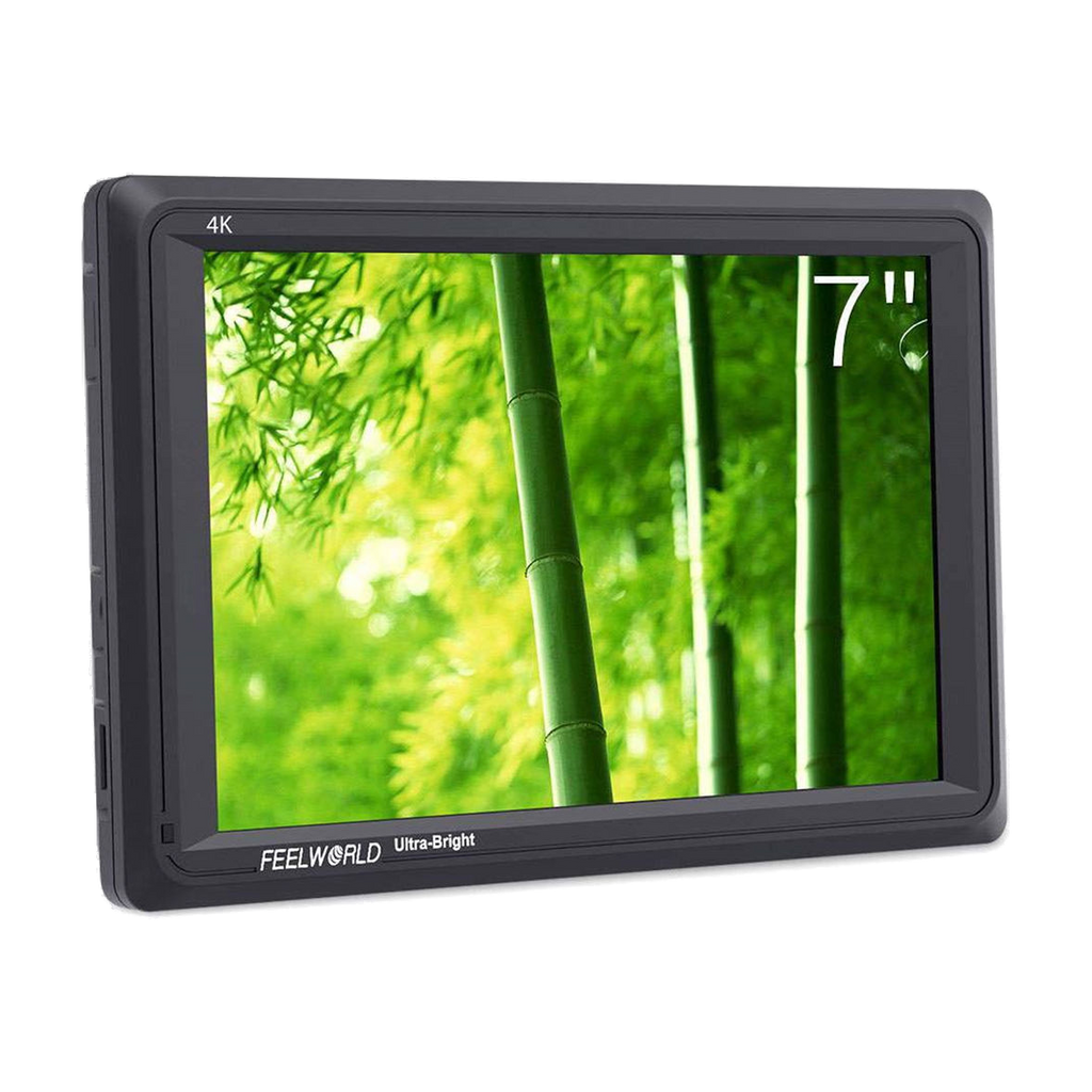 Monitor 7' Feelworld FW279 4K c/ HDMI — vista do equipamento