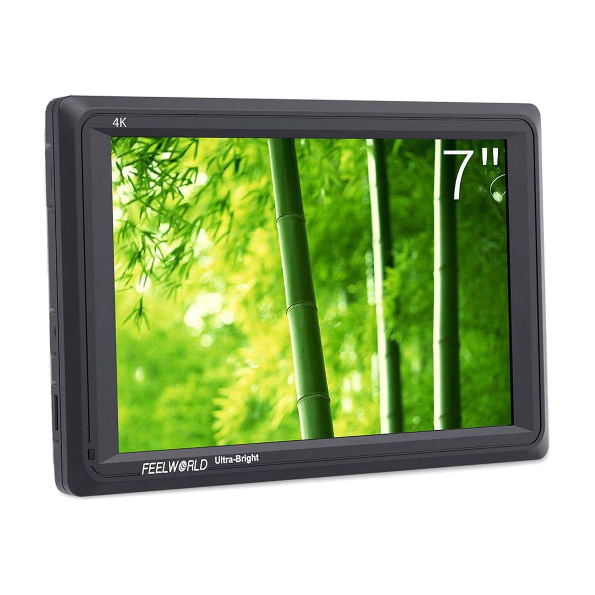 Monitor 7' Feelworld FW279 4K c/ HDMI — vista do equipamento