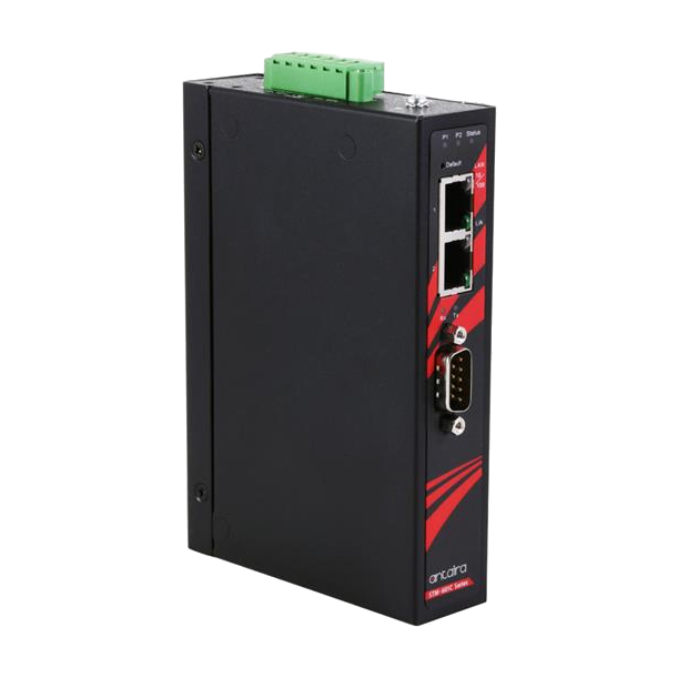 Gateway STM-601C Modbus TCP para RS232/422/485 RTU/ASCII — vista do equipamento