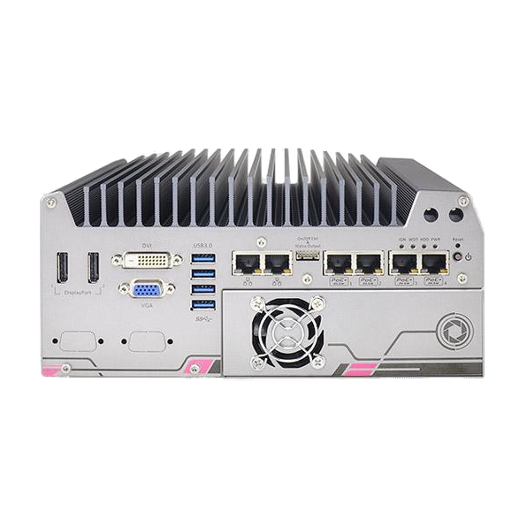 Neousys Nuvis-5306RT (Skylake, machine vision controller) — vista do equipamento