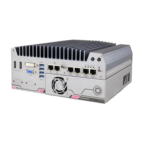 Neousys Nuvis-5306RT (Skylake, machine vision controller) — vista do equipamento