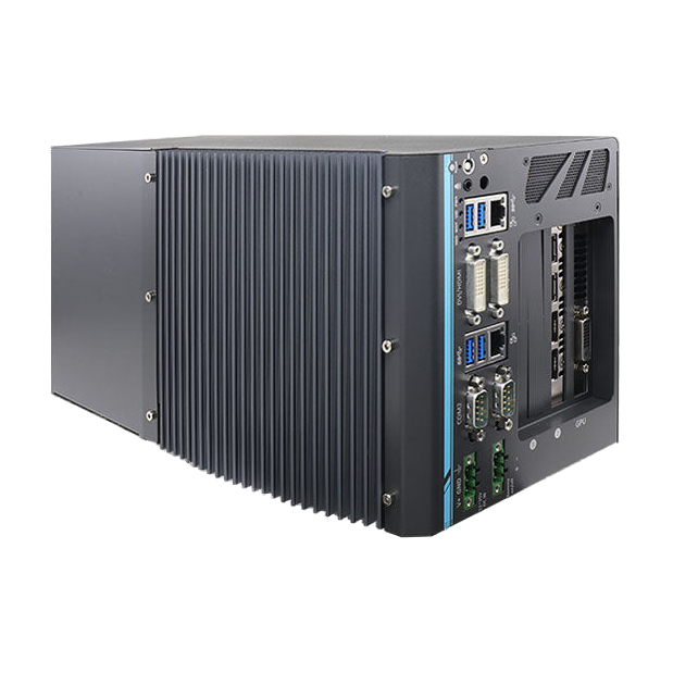 Neousys Nuvo-6108GC (Xeon E3 v5 ou 6ª Ger Intel Core, NVIDIA 250W) — vista do equipamento