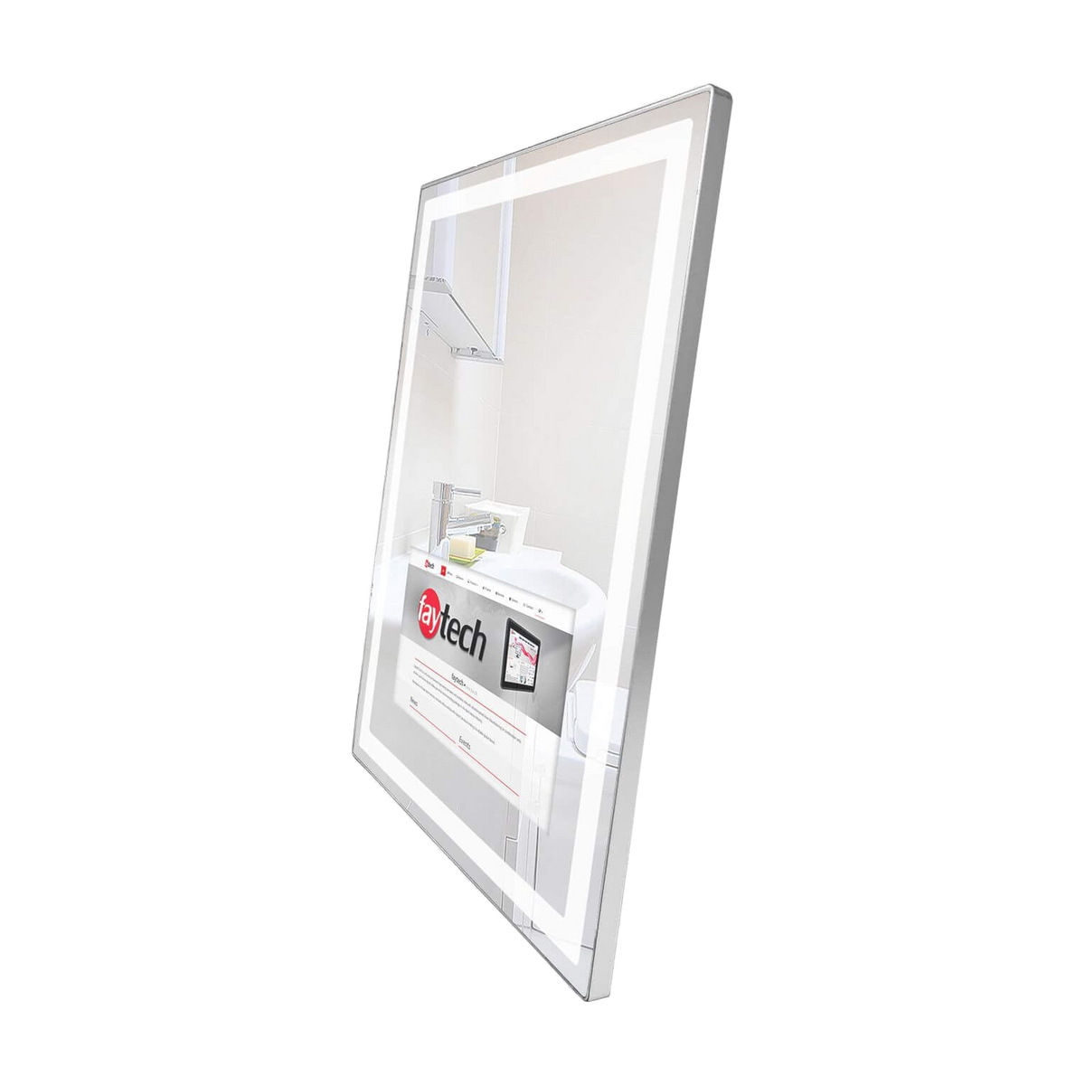 Espelho interactivo 15.6' FT156V40MIRROR (V40, 1GB RAM, 8GB FLASH) — vista do equipamento