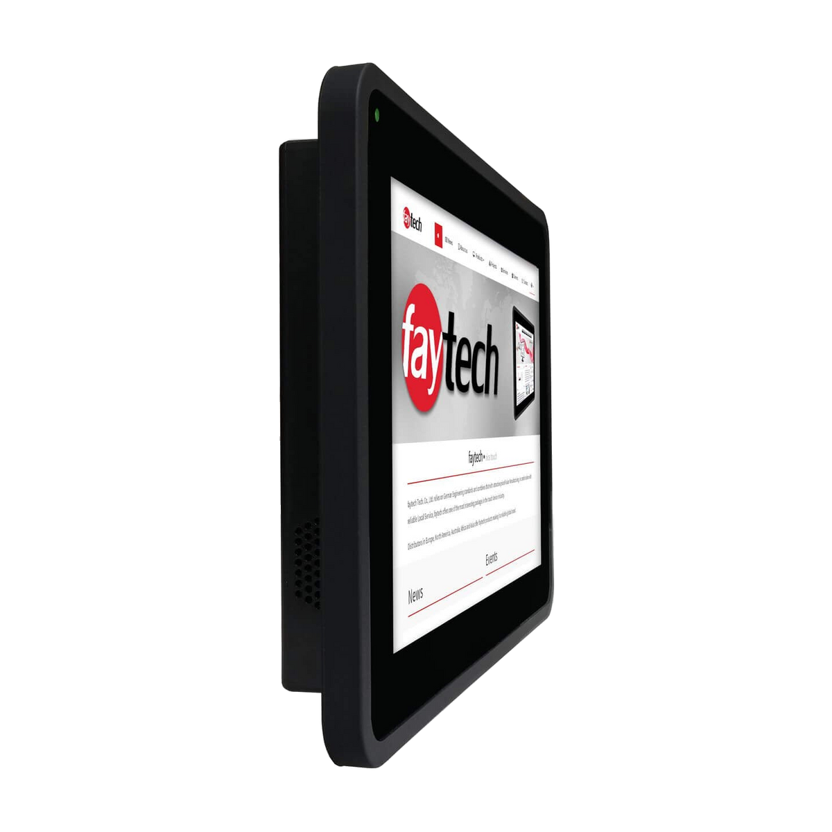 Monitor 10.1' FT101TMCAPOB Capacitive Touch Optically bonded — vista do equipamento