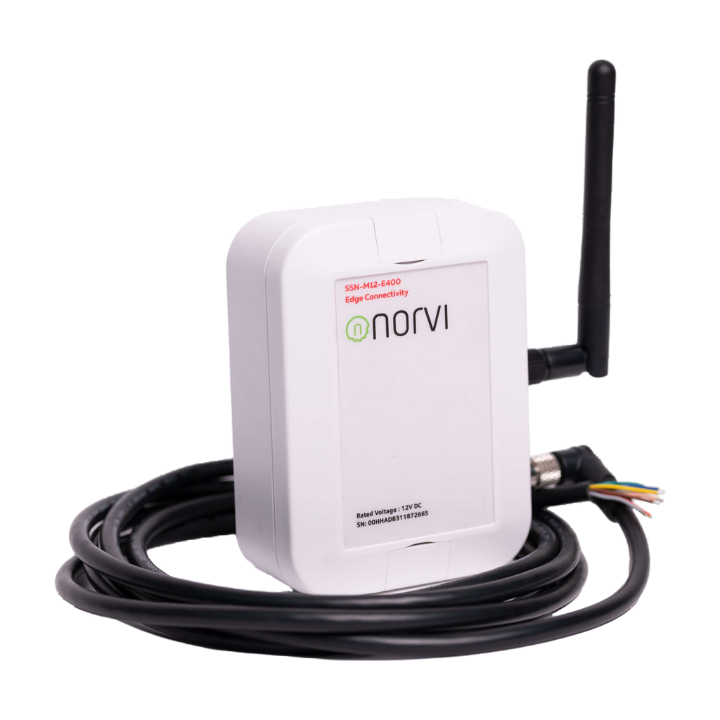 NORVI EC-M11-BC-C1 (IoT programável, bateria LiPo, WiFi/BT) — vista do equipamento