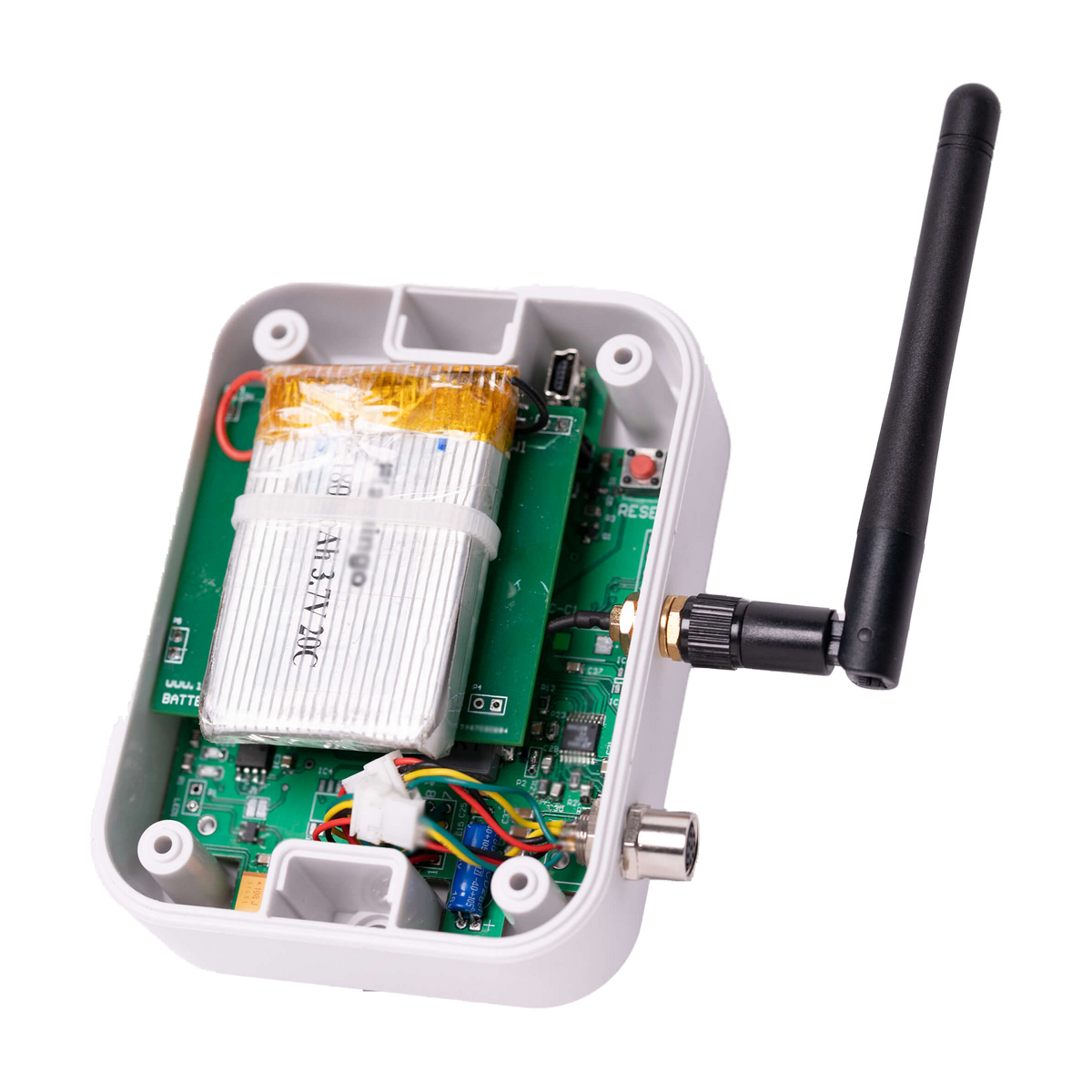 NORVI EC-M11-BC-C1 (IoT programável, bateria LiPo, WiFi/BT) — vista do equipamento