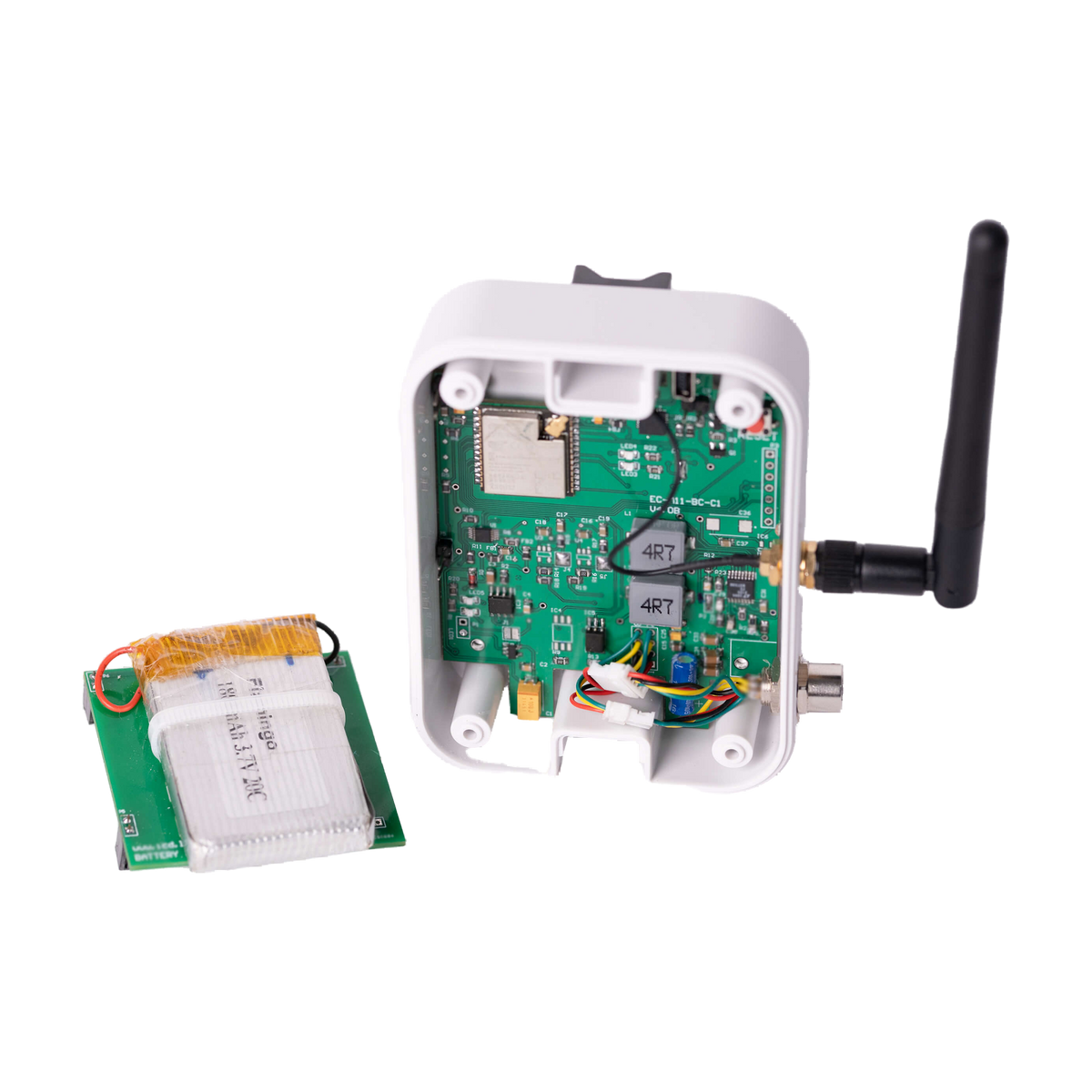 NORVI EC-M11-BC-C1 (IoT programável, bateria LiPo, WiFi/BT) — vista do equipamento