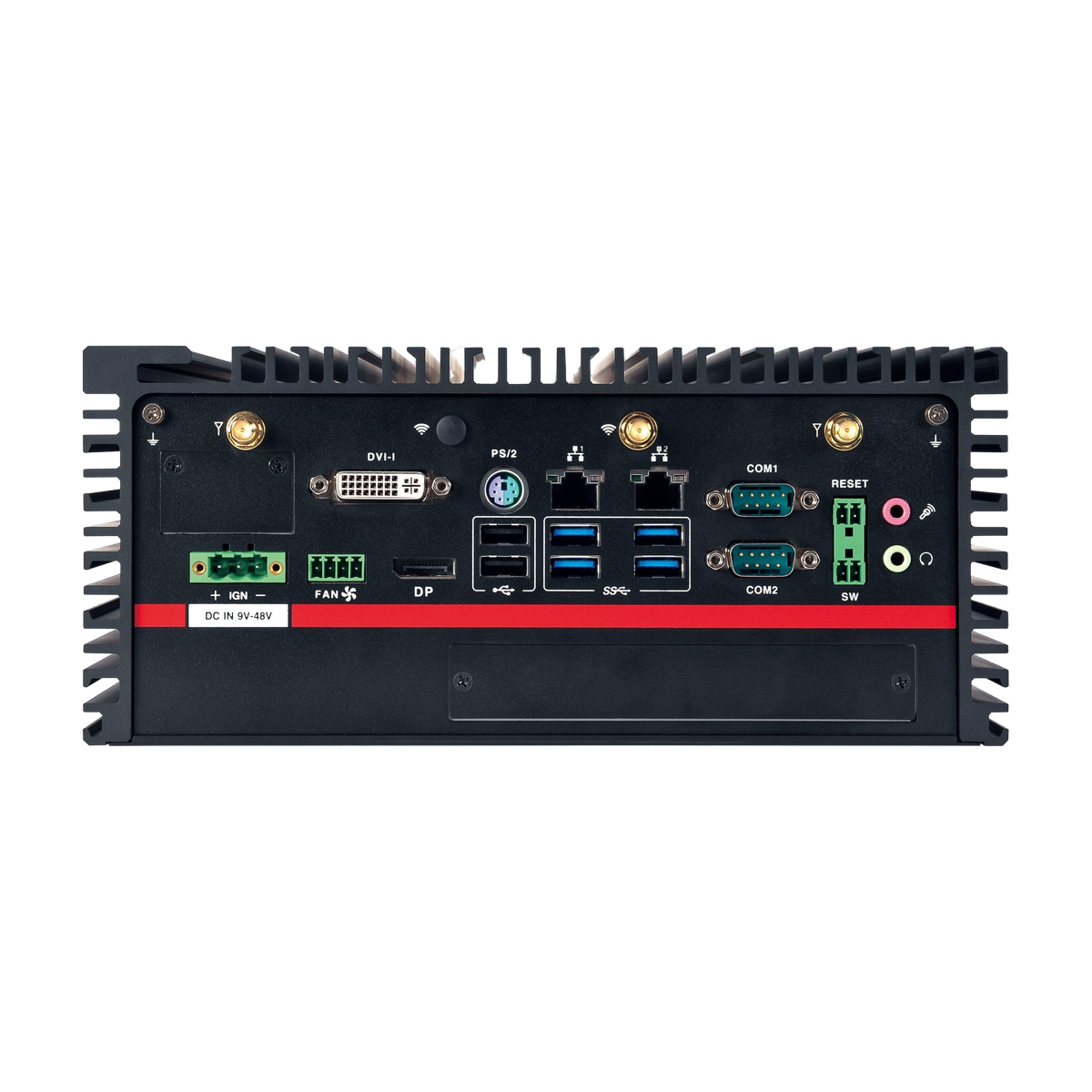 Mitac MX1-10FEP-C246-AC300 (Coffee Lake C246 Xeon/Core-i) — vista do equipamento