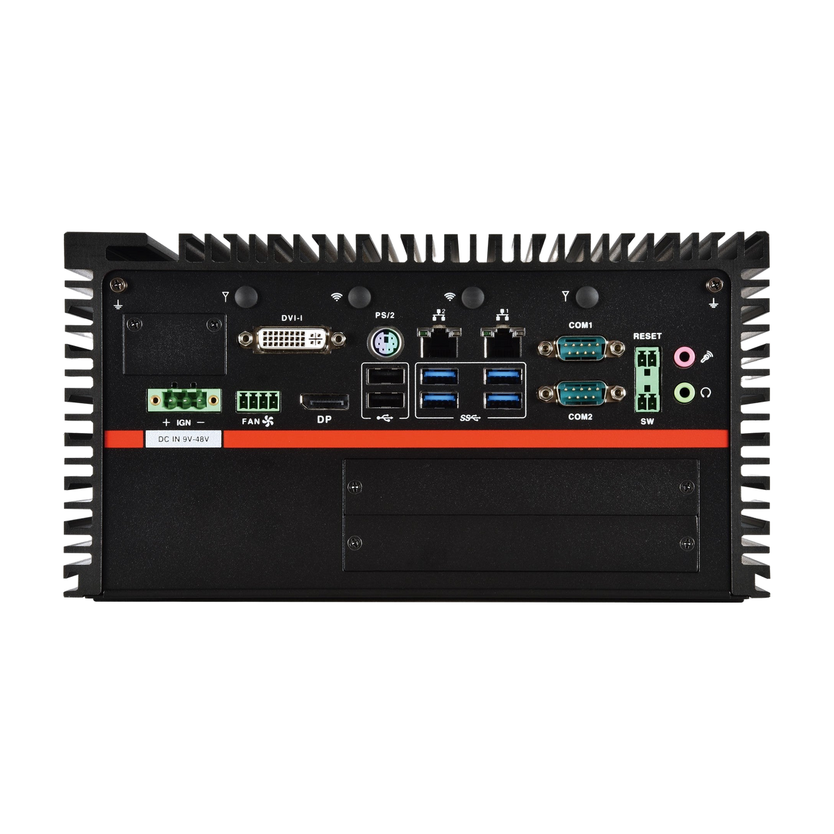 Mitac MX1-10FEP-D-C246-FL-AC300 (Coffee Lake Xeon/ Core-i , Nvidia NGC) — vista do equipamento