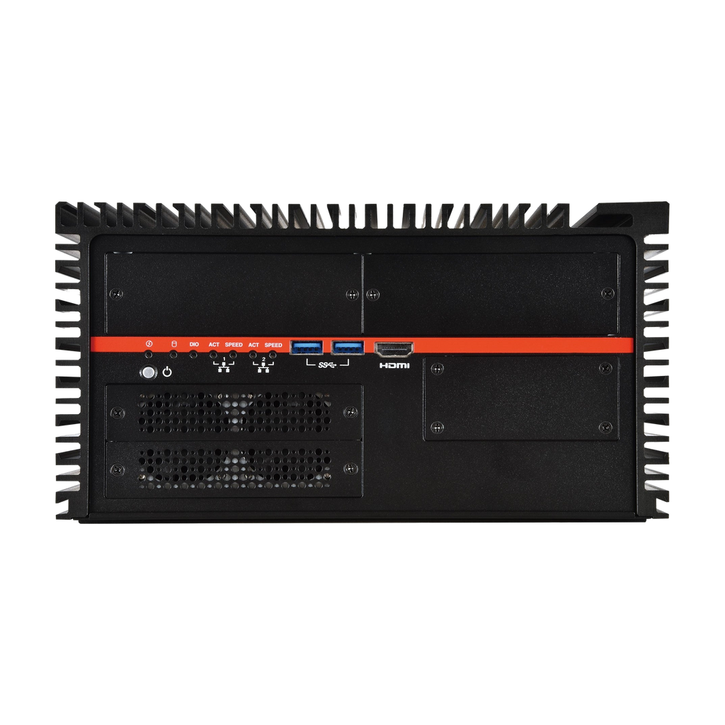 Mitac MX1-10FEP-D-C246-FL-AC300 (Coffee Lake Xeon/ Core-i , Nvidia NGC) — vista do equipamento