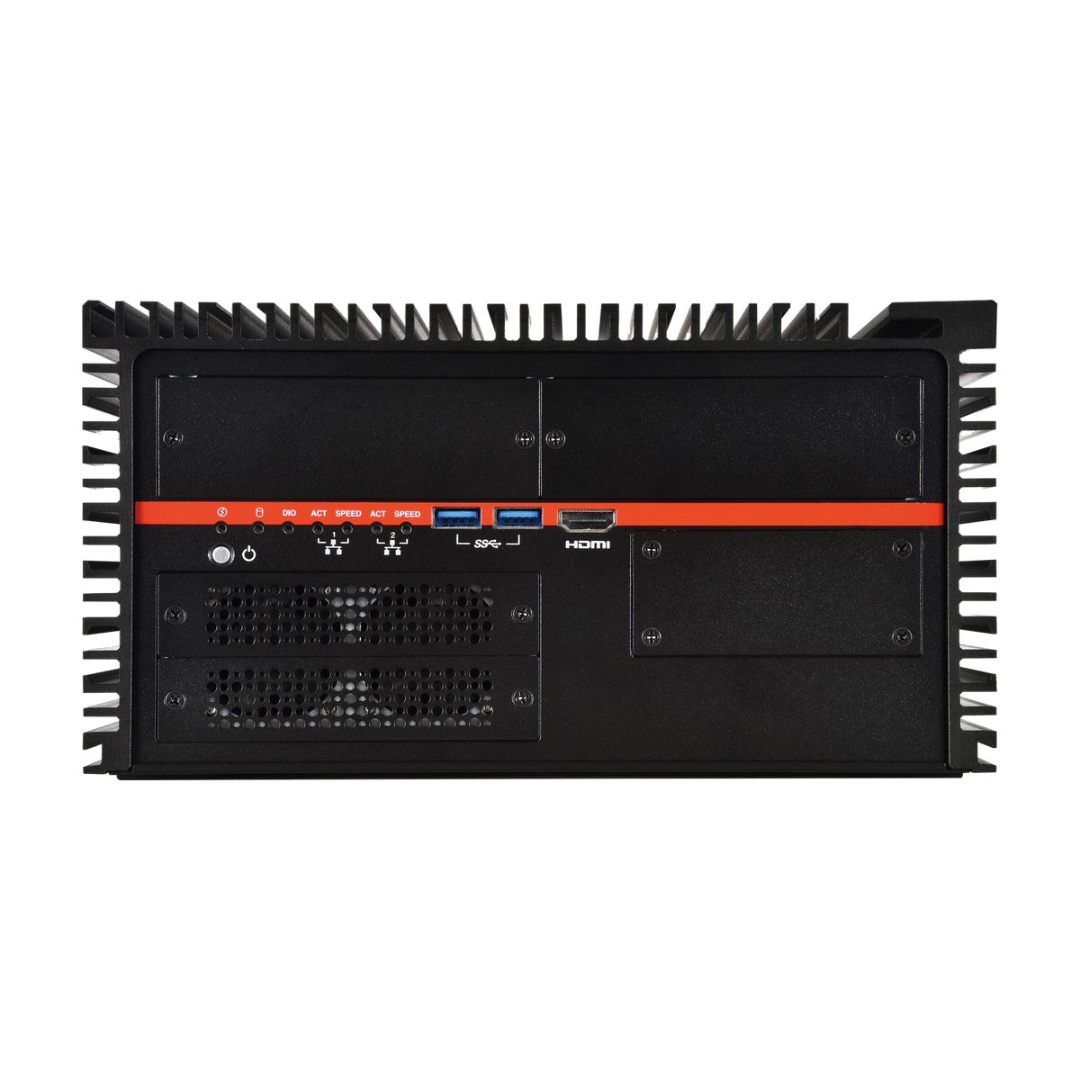 Mitac MX1-10FEP-D-C246-FL-AC300 (Coffee Lake Xeon/ Core-i , Nvidia NGC) — vista do equipamento