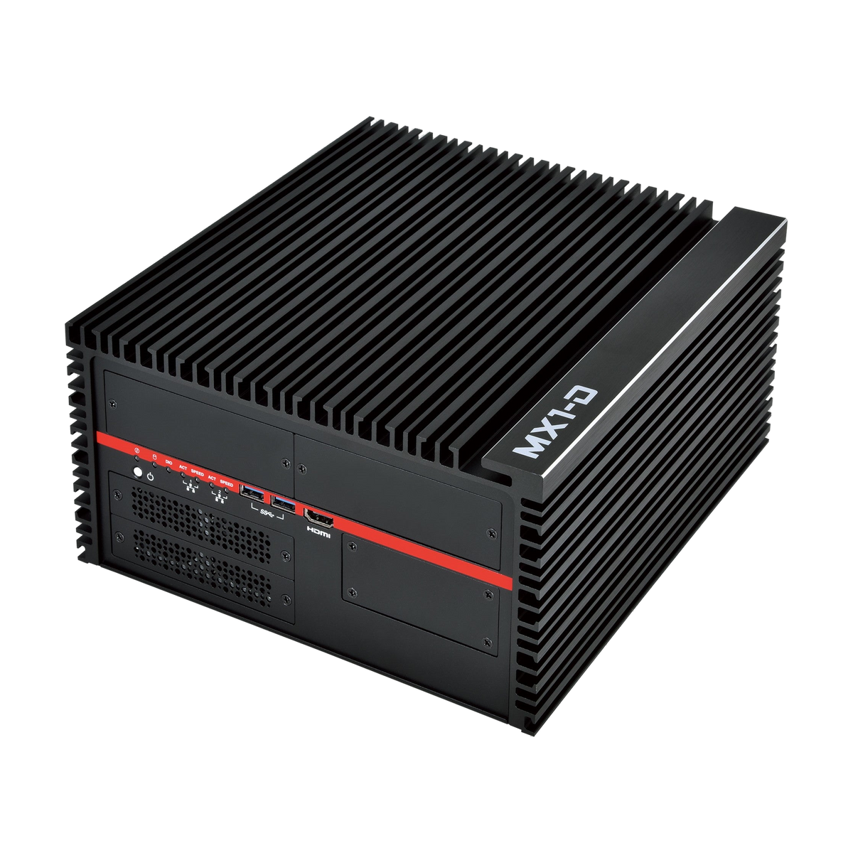 Mitac MX1-10FEP-D-C246-FL-AC300 (Coffee Lake Xeon/ Core-i , Nvidia NGC) — vista do equipamento