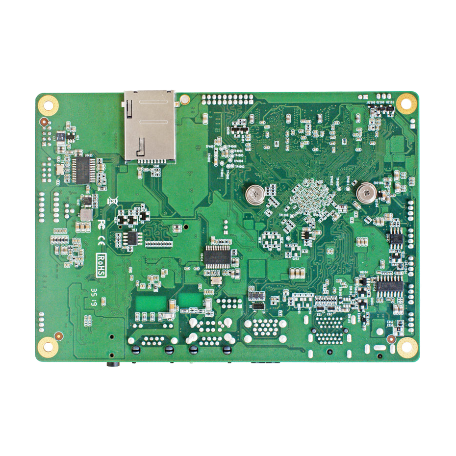 Jetway JR3399X-2C (ARM Cortex A72+A53 RK3399, 2* RJ45) — vista do equipamento