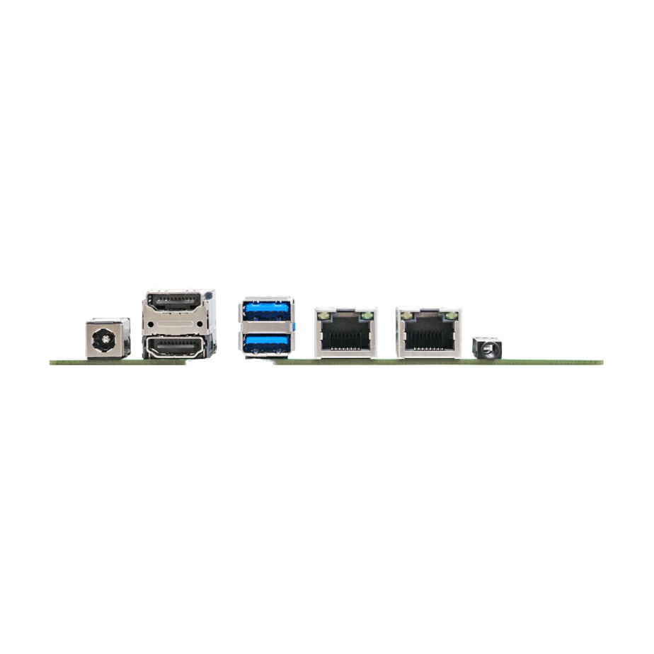 Jetway JR3399X-2C (ARM Cortex A72+A53 RK3399, 2* RJ45) — vista do equipamento