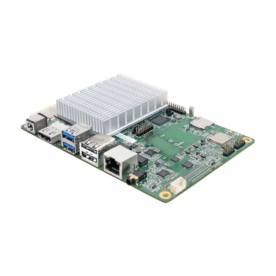 Jetway JR3399XL-2C (ARM Cortex A72+A53 RK3399, 1* RJ45) — vista do equipamento