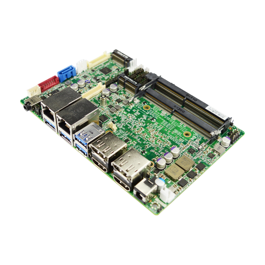 Jetway MF05-22 (Tiger Lake-U i5-1145G7E, 2 LAN, 4 HDMI/DP, TPM 2.0) — vista do equipamento