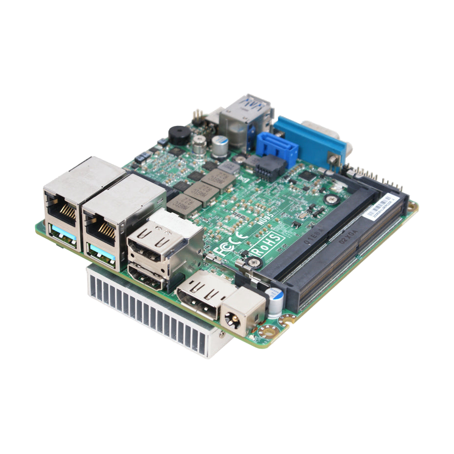 Jetway JNU95-10210 (Comet Lake i5-10210U, DDR4 até 64GB, 12-24V) — vista do equipamento