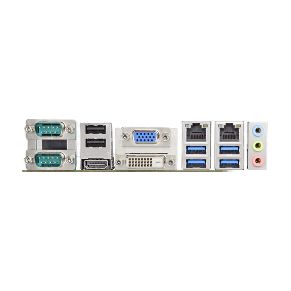 Jetway MM91-00 (Intel® Core™ LGA1151 i7/ i5 /i3, Pentium) — vista do equipamento