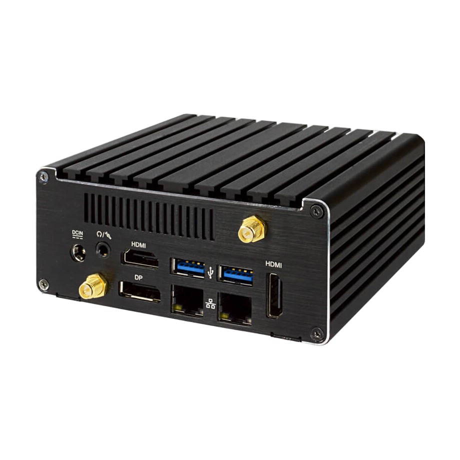 Jetway HBJC313U591Z-3160-B (Braswell N3160 quadcore, 2* LAN, Wifi) — vista do equipamento