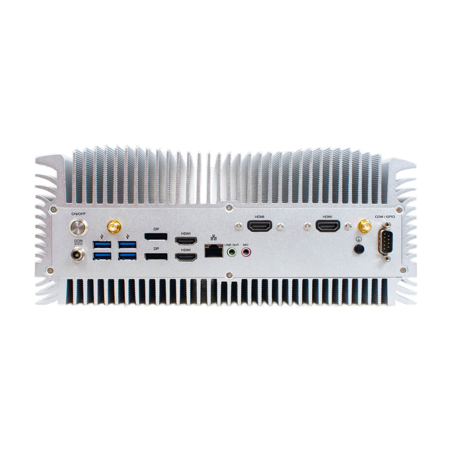 Jetway HBJC909C9A (Coffee Lake-S LGA1151, H310, 4* HDMI, Fanless) — vista do equipamento