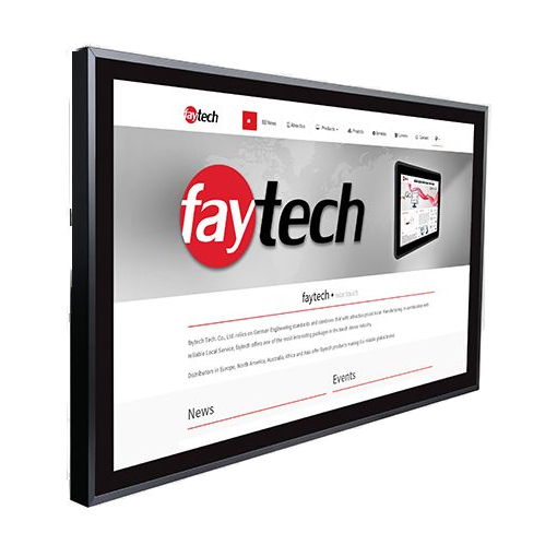 Monitor 32' FT32TMCAPOB Capacitive Touch Optically bonded — vista do equipamento