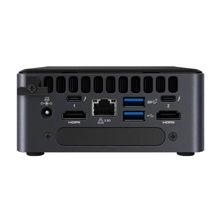 Intel NUC11TNHi3 (i3-1115G4, HDMI, Mini DP, Thunderbolt, SATA 2.5') — vista do equipamento