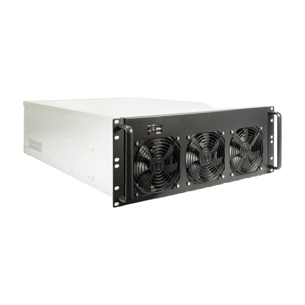 MINING-RACK 4F28 19' 4U — vista do equipamento