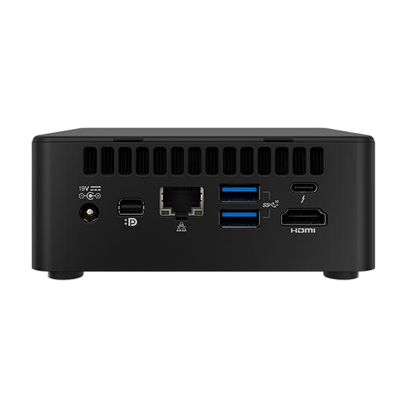 Intel NUC11PAHi7 (i7-1165G7, HDMI, Mini DP, Thunderbolt, SATA 2.5') — vista do equipamento